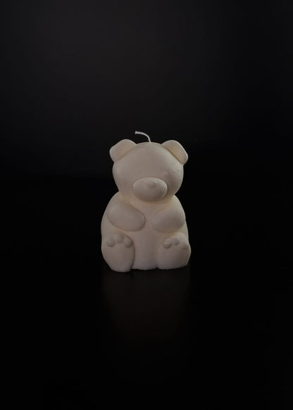 Teddy bear candle