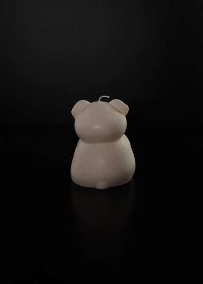 Teddy bear candle