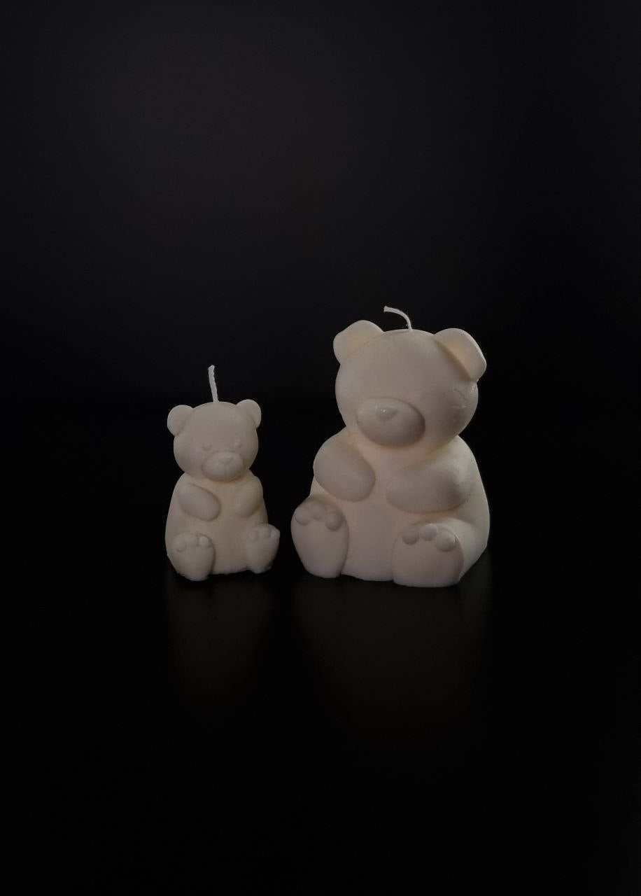 Teddy bear candle