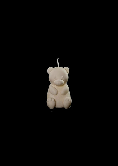 Teddy bear candle